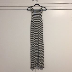 Zimmermann black and white striped long dress 1